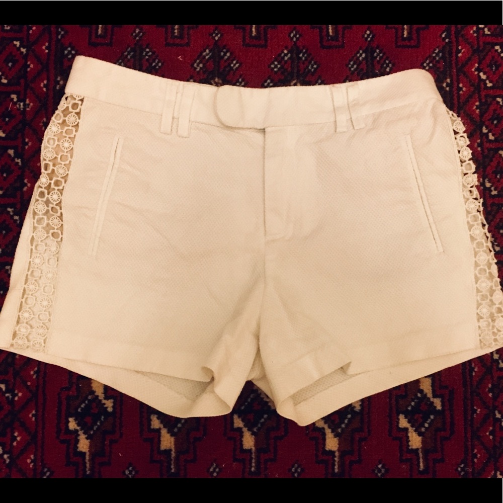 Catherine Malandrino White shorts women’s 0/XS